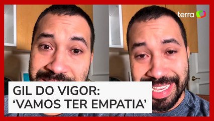 Gil do Vigor chora e critica web após eliminação de Alane do BBB24