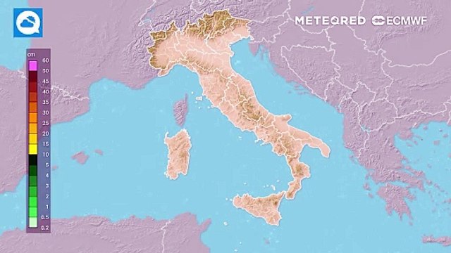 Neve più abbondante sul versante estero