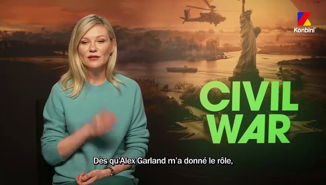 Kirsten Dunst raconte les coulisses du tournage de Civil War