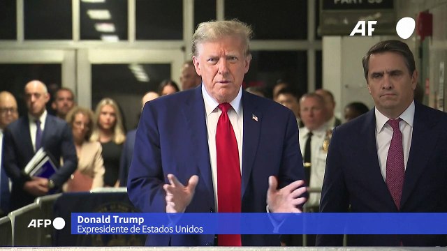 Trump tilda juicio en Nueva York en su contra de asalto a Estados Unidos