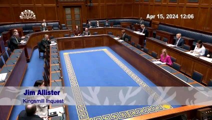 DUP's Jonathan Buckley asks First Minister Michelle O'Neill if there was an alternative to IRA 'act of genocide' at Kingsmill.