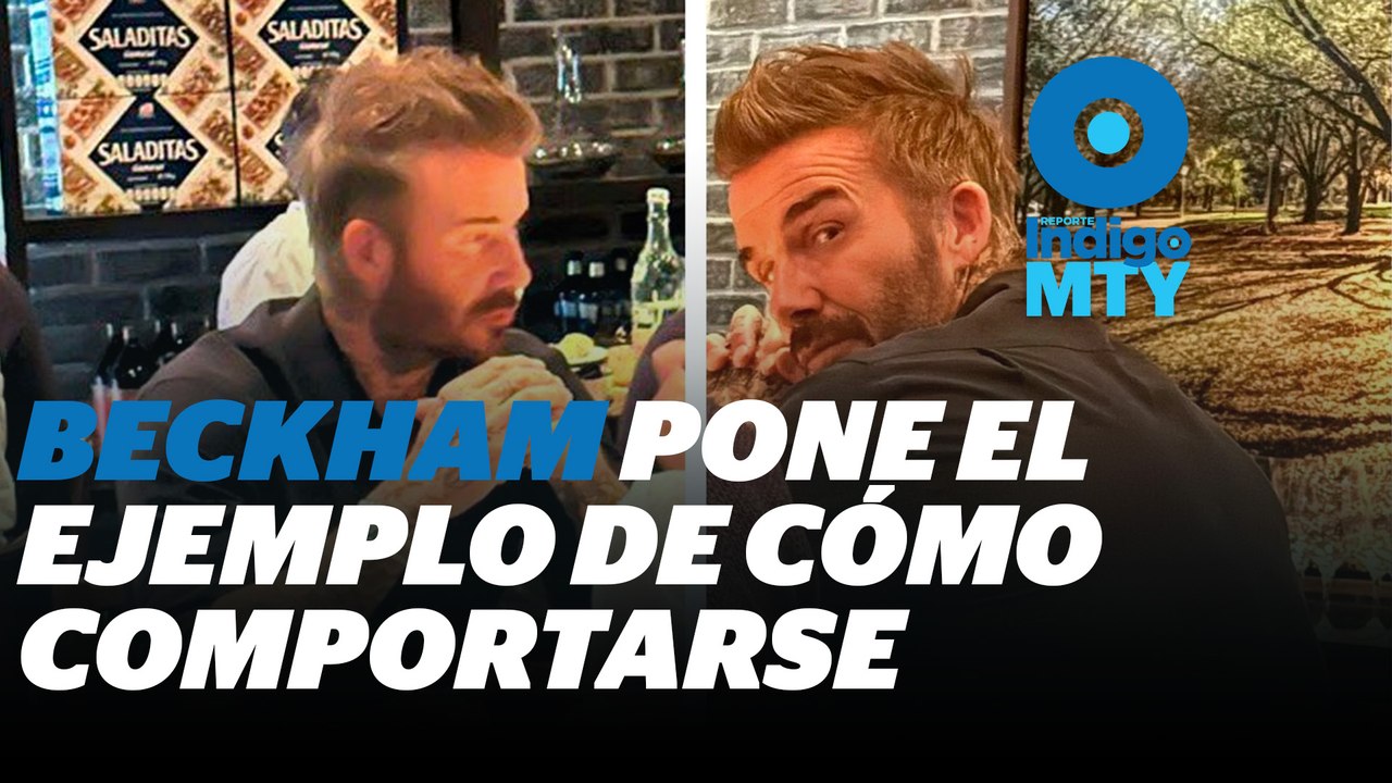 David Beckham y la cátedra de cómo debe comportarse una estrella mundial | Reporte Indigo
