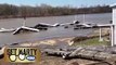 Marina damaged after barges break loose on Ohio River
