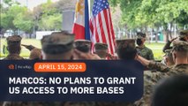 Marcos has no plans to grant US access to more bases