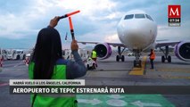 Aeropuerto de Tepic estrenará ruta hacia Los Ángeles