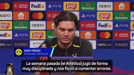 Terzic: "En la ida vimos qué hay que hacer para ganar al Atleti"