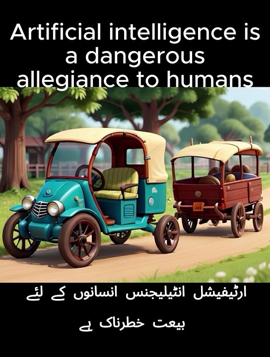 Artificial intelligence is a dangerous allegiance to humans