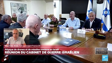 Attaque de drones et missiles iraniens : Le cabinet de guerre israélien se réunit à nouveau