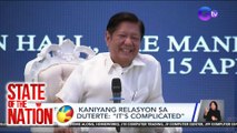 Dating Pangulong Duterte, muling nagpatutsada laban kay PBBM at sa Charter Change | SONA