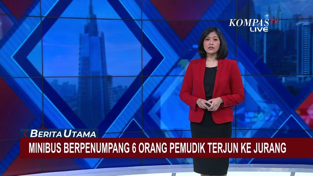 Minibus Berpenumpang 6 Orang Pemudik Terjun ke Jurang Sedalam 5 Meter