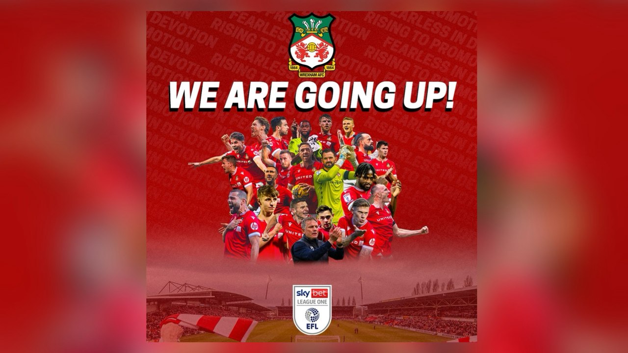Wales football latest: Wrexham AFC promoted to...