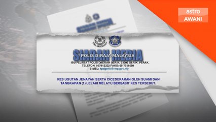 Lelaki dera isteri guna cecair lilin panas ditahan polis