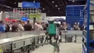 Robot collapses after working for 10 hours