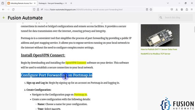 Part-3 | Importing .ovpn file for OpenVPN & Accessing Node-RED from Public IP and Port | IoT | IIoT