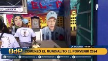 Mundialito de El Provenir: inició el torneo macho en las calles de La Victoria