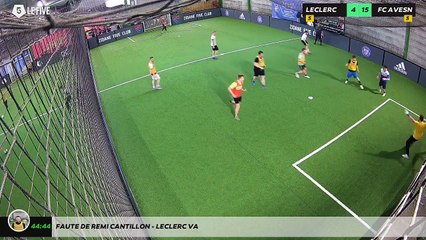 Faute de Remi Cantillon - LECLERC VA