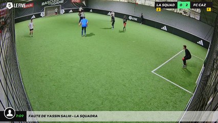 Faute de Yassin Salhi - LA SQUADRA