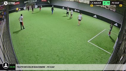 Faute de Colin Giacomini  - FC CAZ