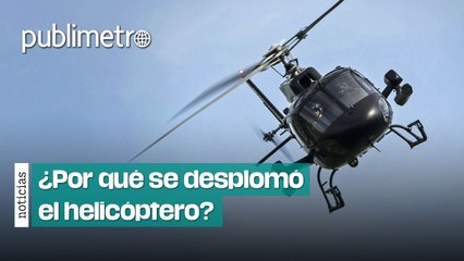¿Qué provocó el accidente del helicóptero que cayó en un predio en Coyoacán?