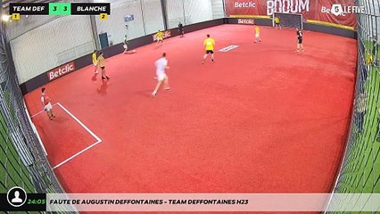 Faute de Augustin Deffontaines - Team Deffontaines H23