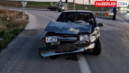 Otomobil ve hafif ticari araç çarpıştı: 1 yaralı