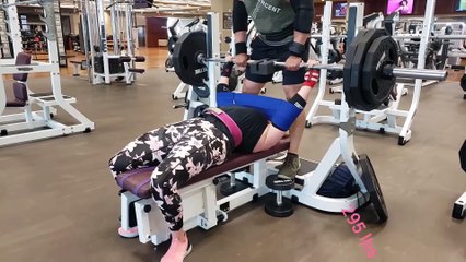 295 lbs benchpress