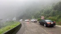 Interdição da BR-101 causa filas na Serra do Rio do Rastro