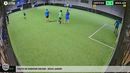 Faute de zinedine zidane - BOCA JUNIOR