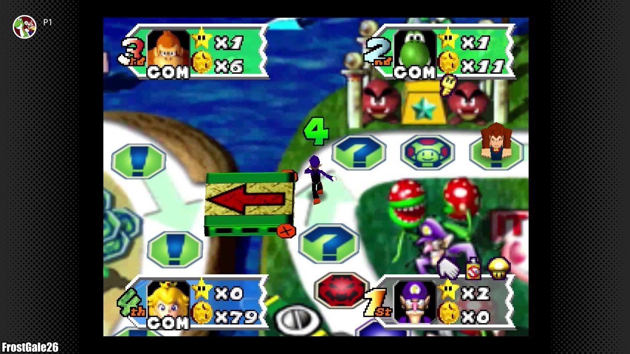 Mario Party 3 - Waluigi's Island part 2