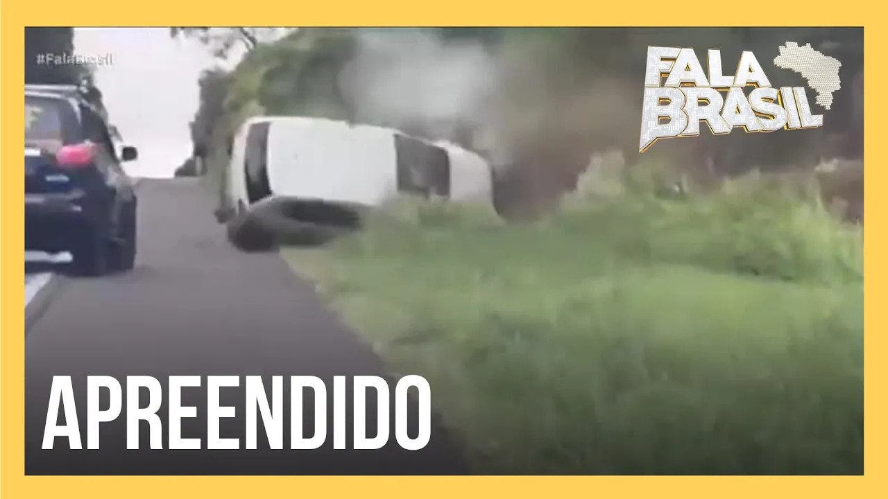 Adolescente capota carro durante perseguição em rodovia no Paraná