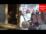 FLASHBACK: OJ Simpson, Who Has Died At 76, Deals With Protesters