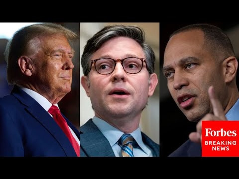 Hakeem Jeffries Asked Point Blank If Speaker Johnson Is Getting 'Marching Orders' From Donald Trump