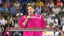 Jorge Álvarez Máynez supera a Xóchitl Gálvez en TikTok y Facebook tras el primer debate presidencial