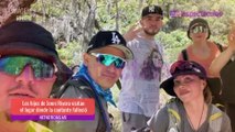 Hijos de Jenni Rivera visitan el lugar donde perdió la vida la cantante