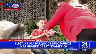 Dino Aventuras:  el parque temático de dinosaurios más grande de latinoamérica llegó a Lima