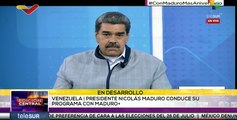 Mandatario venezolano se refirió a los diálogos con la oposición venezolana