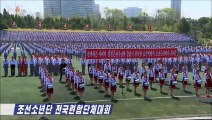 Realizado ato nacional da União das Crianças da Coreia