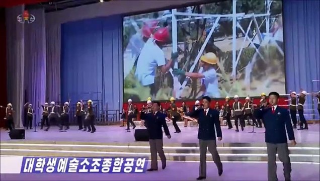 Apresentação conjunta dos grupos artísticos de estudantes universitários