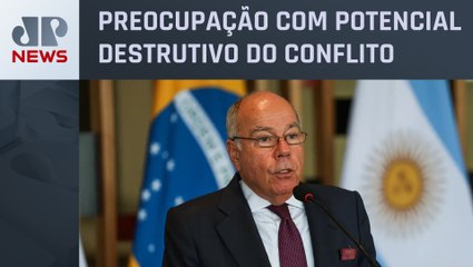 Mauro Vieira sobre guerra no Oriente Médio: “Condenamos qualquer ato de violência”