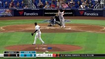 ¡Mike Trout mandó la pelota a 420 pies de distancia!