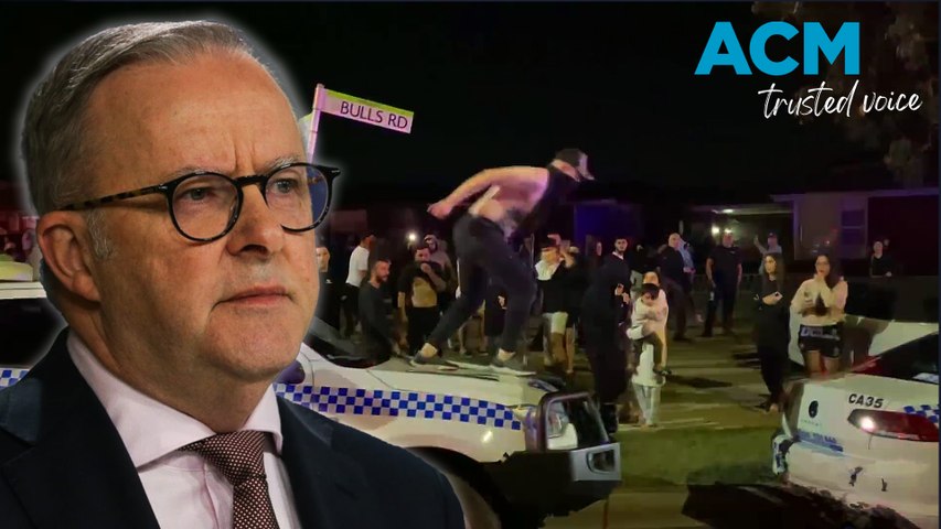 Prime Minister Anthony Albanese has said riots in response to a stabbing attack at Christ The Good Shepherd Church in Wakeley in Sydney’s west was 'unacceptable' after police and police vehicles were targeted in the aftermath.