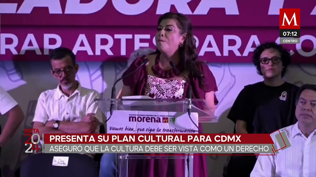 Clara Brugada da a conocer su Plan Cultural para la CdMx