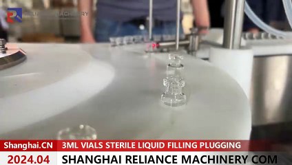 Monoblock Small Scale 3ML Sterile Glass Vials Filling Stoppering Machine RELIANCE MACHINERY