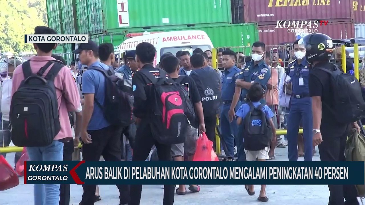Arus Balik di Pelabuhan Kota Gorontalo Mengalami Peningkatan 40 Persen