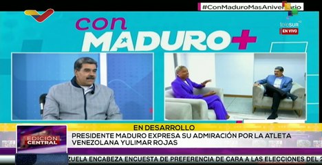 Download Video: Mandatario venezolano se solidariza con la deportista Yulimar Rojas tras su lesión