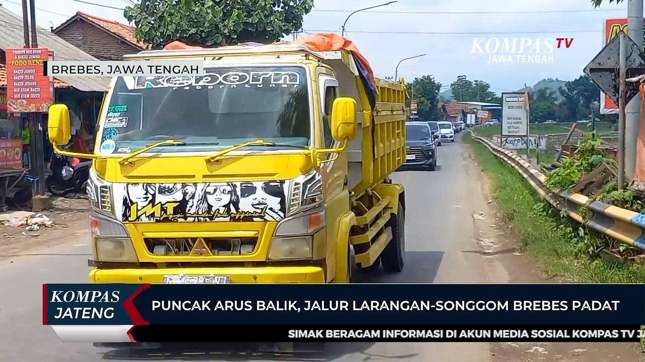 Puncak Arus Balik, Jalur Larangan-Songgom Brebes Padat
