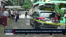 Balon Udara Bawa Mercon Jatuh, 5 Rumah dan 1 Mobil Rusak