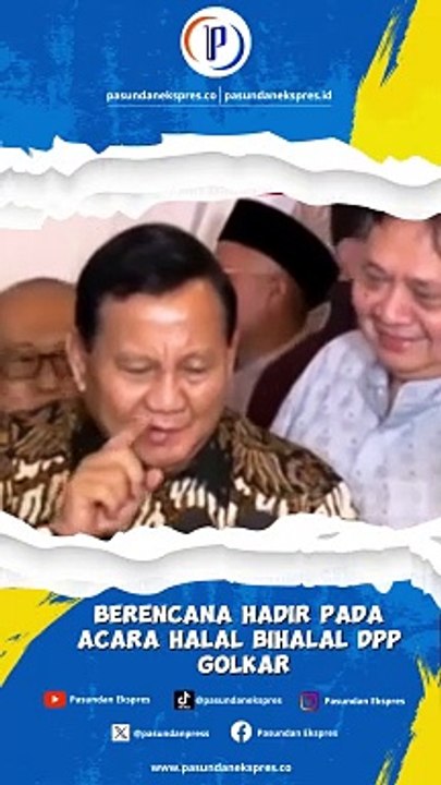 Airlangga Ungkap Paloh Berencana Hadir Halal Bihalal: Cuma Ada Halangan
