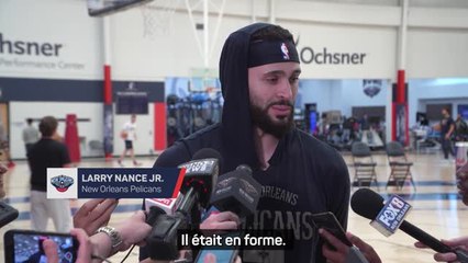 Pelicans - Nance Jr. : "Nous avons de la peine pour Zion Williamson"