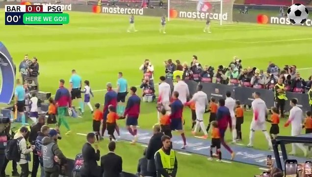 Barcelona vs PSG 1 x 4 HIGHLIGHTS Champions League 2023-24 Araujo Xavi Red Cards Mbappe Dembele GOALS